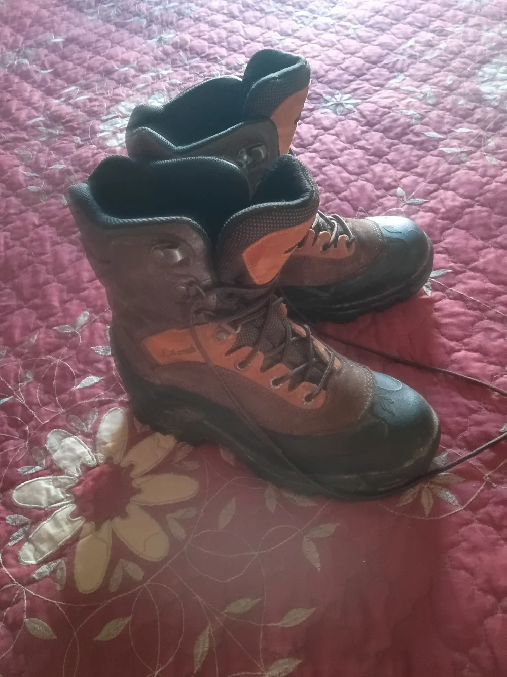 LaCrosse Brown and Black Men's Waterproof Work Boots